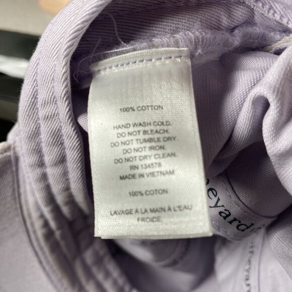 Vineyard Vines Baseball Hat Cap Liliac Strapback Whale Logo Adjustable Adult - Picture 2 of 7